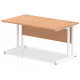 Rayleigh Cantilever 800mm Deep Straight Office Desk